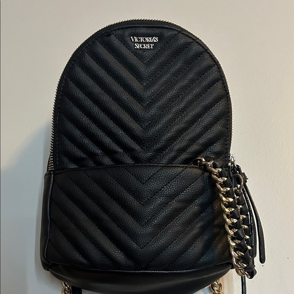 Victoria's Secret Black Chevron Backpack - Picture 2 of 14